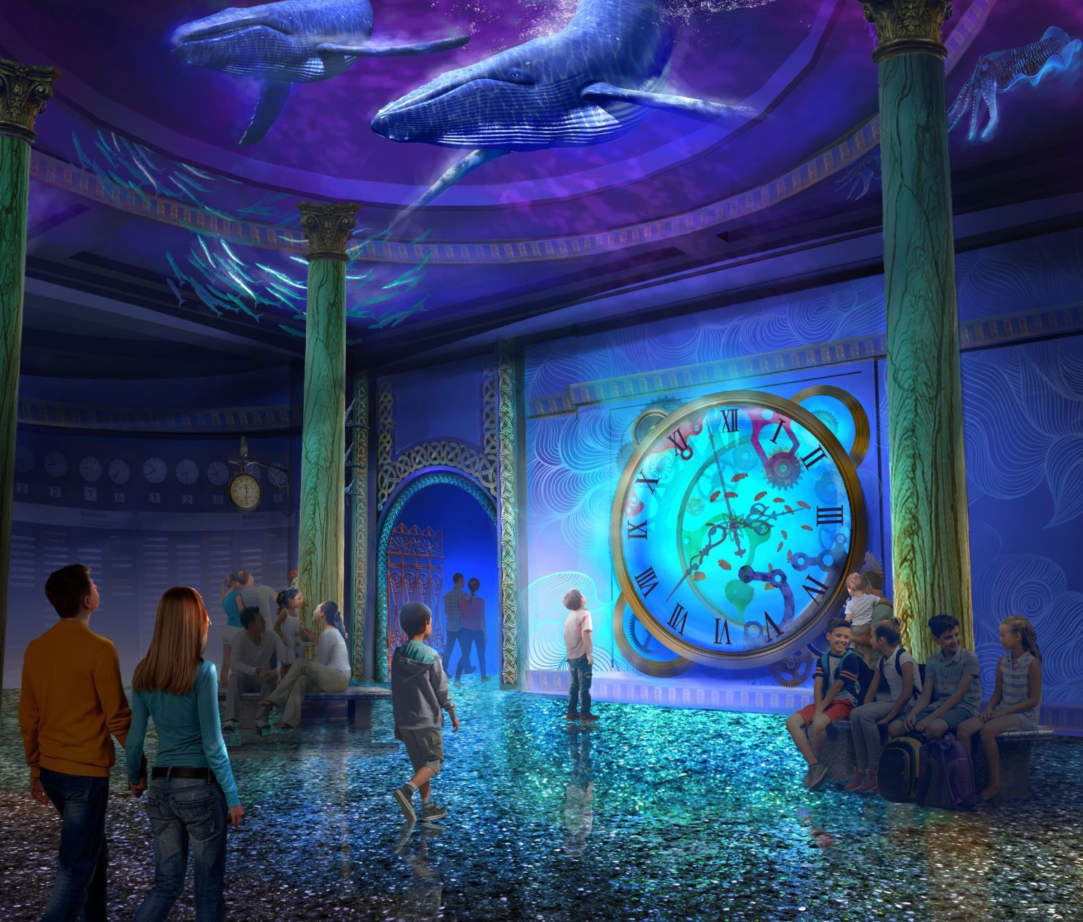 Renderings of the St. Louis Aquarium